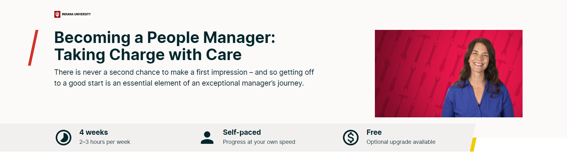 edX Becoming a People Manager course