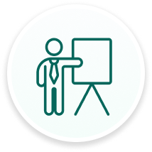 course teaching icon