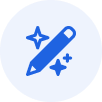 blue pencil icon